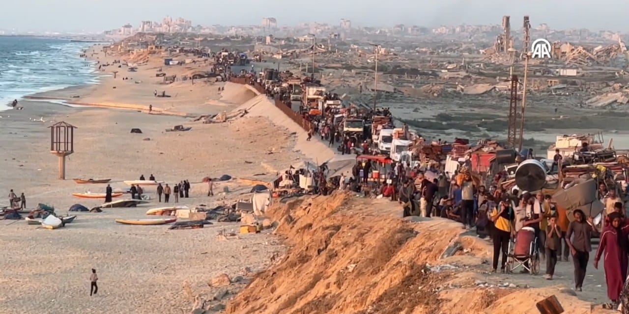 gazzede insanlik drami bombalarin arasindan zorunlu goc HBCI5NCr