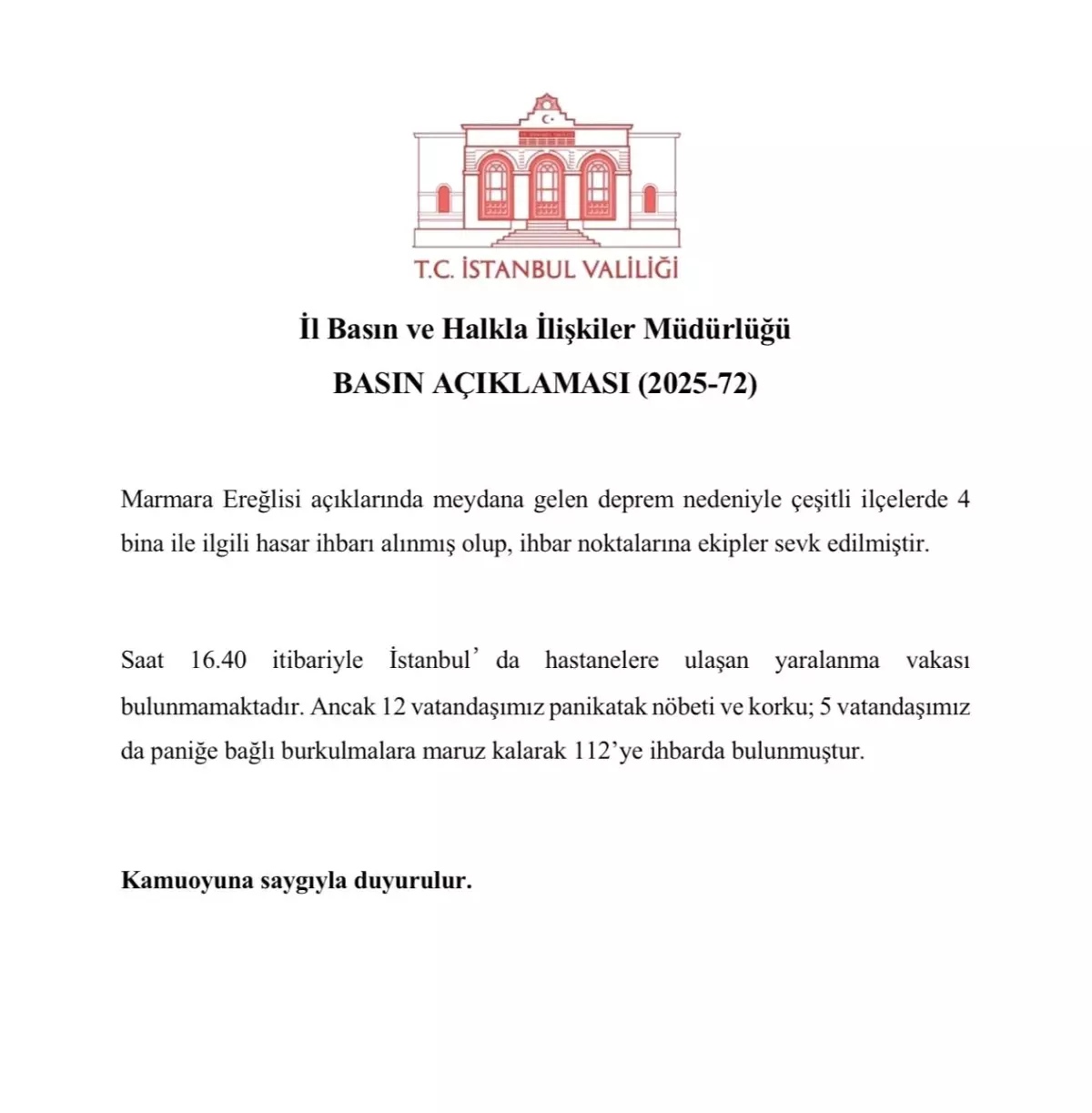 marmarada 5 buyuklugunde deprem SzShc6X3