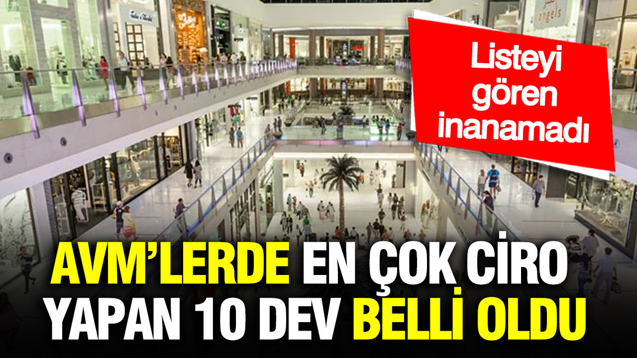 Türkiye’deki AVM’lerde En Yüksek Ciroyu Elde Eden 10 Marka Açıklandı**