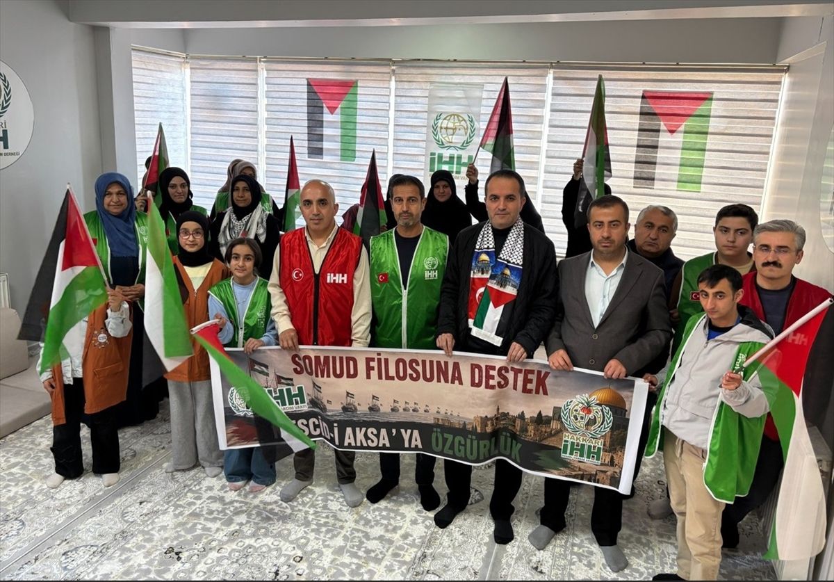 İHH Hakkari Şubesi’nden İsrail’in Sumud Filosu’na Yönelik Saldırılara Sert Tepki